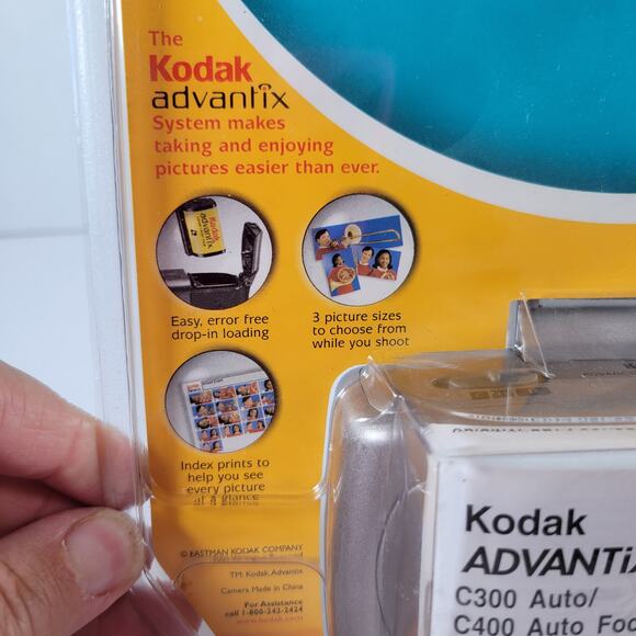 New Kodak Advantix C400 Camera Outfit f5.6 22mm Ektanar Lens NO FILM - Picture 15 of 16